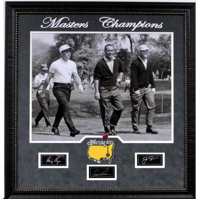 Master Golf Nicklaus Player Palmer Framed Print 11 deals x 14