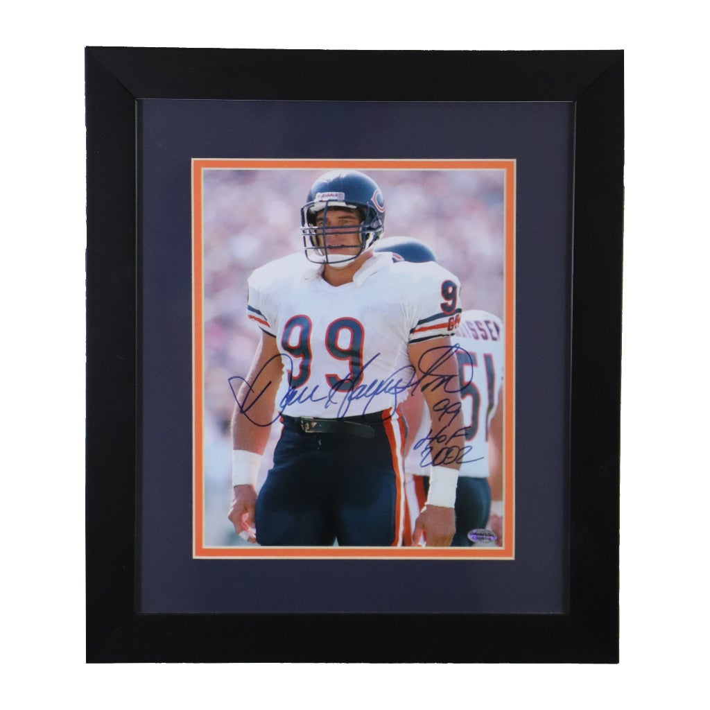 Jim McMahon Signed Chicago Bears Scrambling With Football 8x10