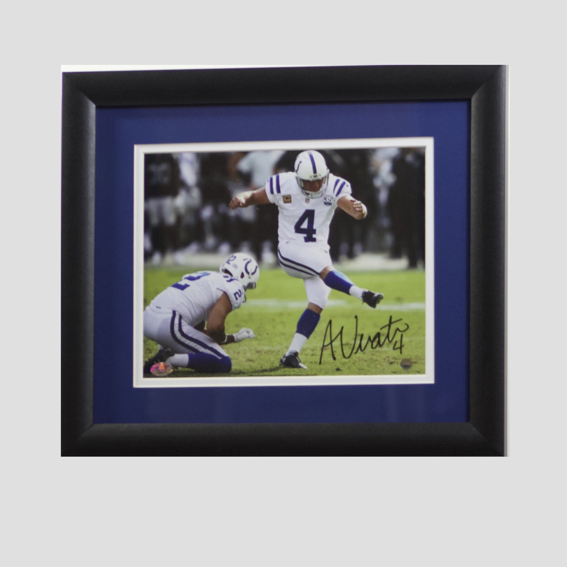 Lot Detail - 2011 Adam Vinatieri Indianapolis Colts Game-Used Road Jersey ( Colts LOA • Photo-Matched to 10/30/11)