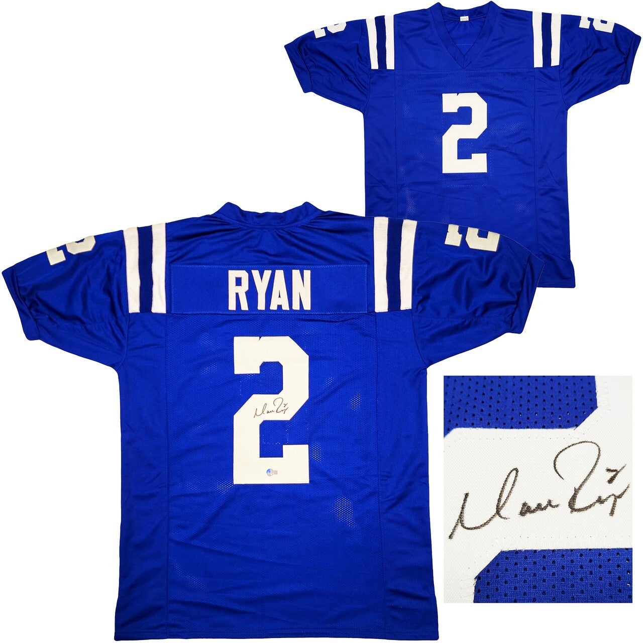 Matt Ryan Autographed Jerseys, Signed Matt Ryan Inscripted Jerseys